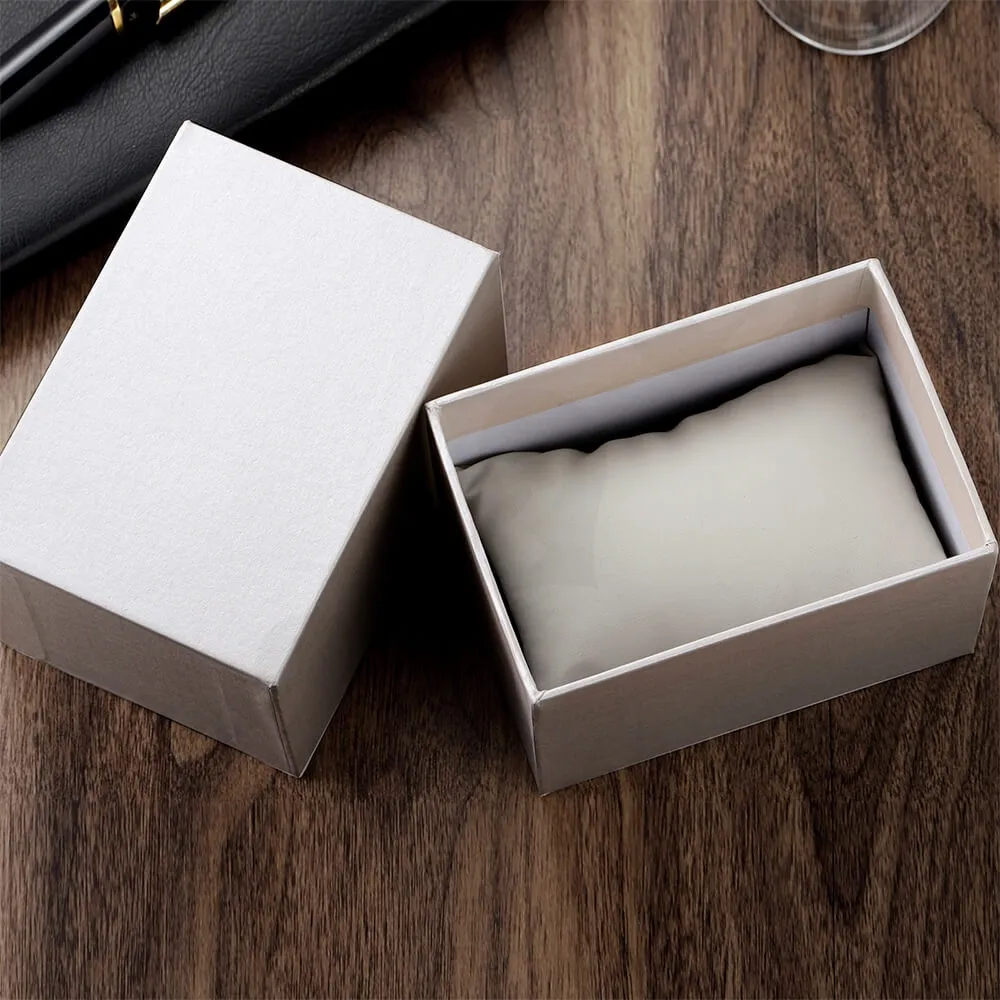 Custom Cardboard Watch Box With Sleeve Side View Two