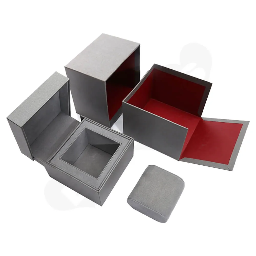 Custom Collapsible Watch Box Unit Side View Three