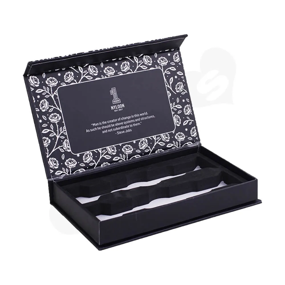 Custom Double Sided Printing Watch Box Side View One