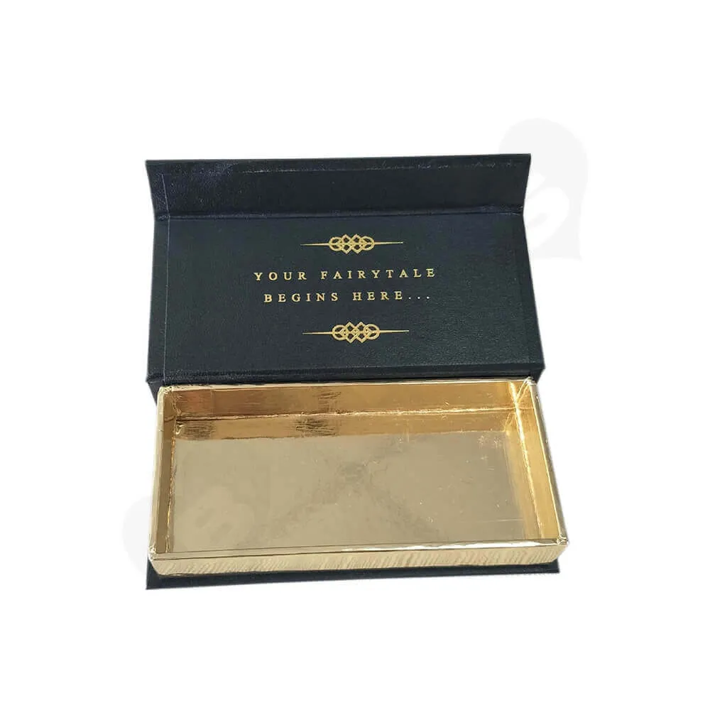 Custom Eyelash Box With Acrylic Insert Side View Two