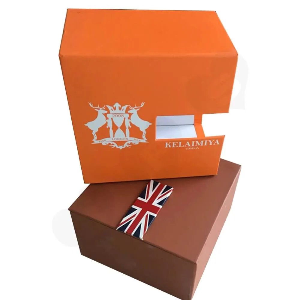 Custom Gift Box With Sleeve For Smart Watch Side View Four