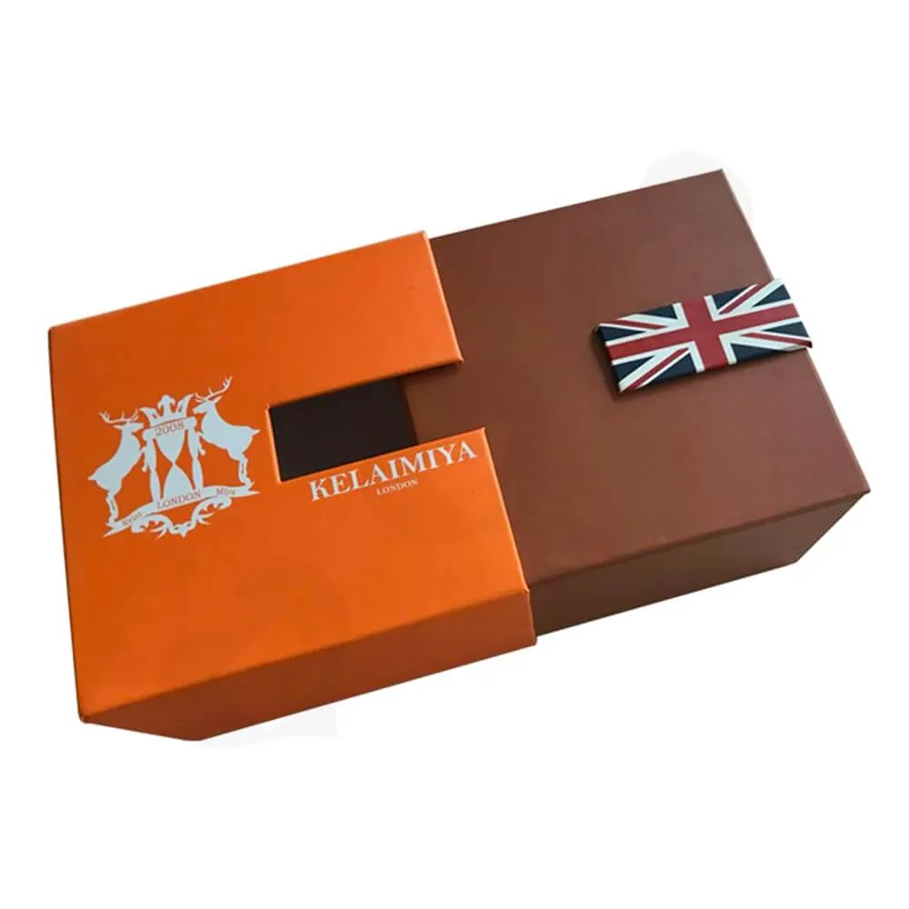 Custom Gift Box With Sleeve For Smart Watch Side View One