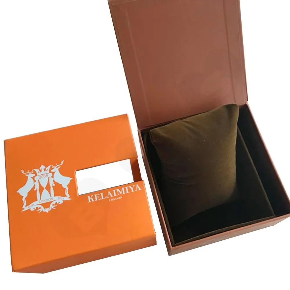 Custom Gift Box With Sleeve For Smart Watch Side View Three