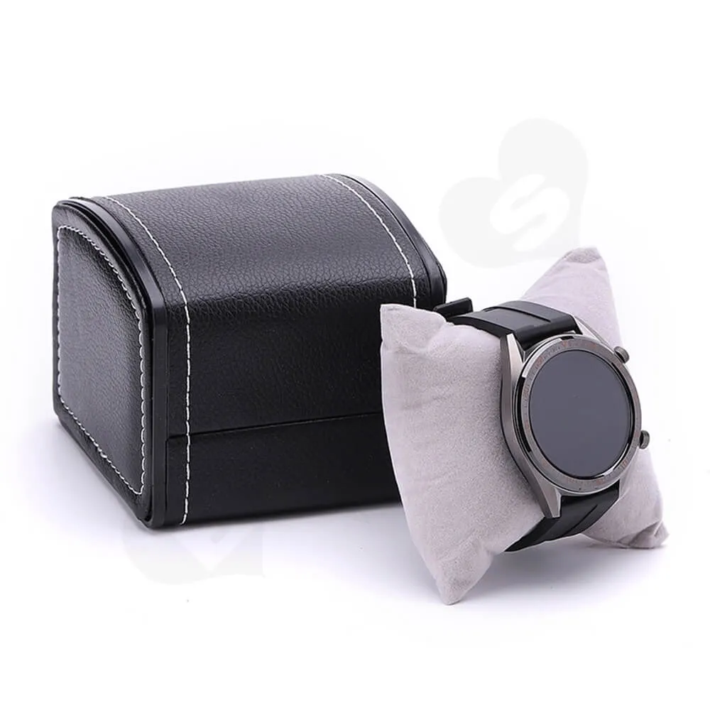 Custom Logo Printing Watch Box Unique Shape Side View Four