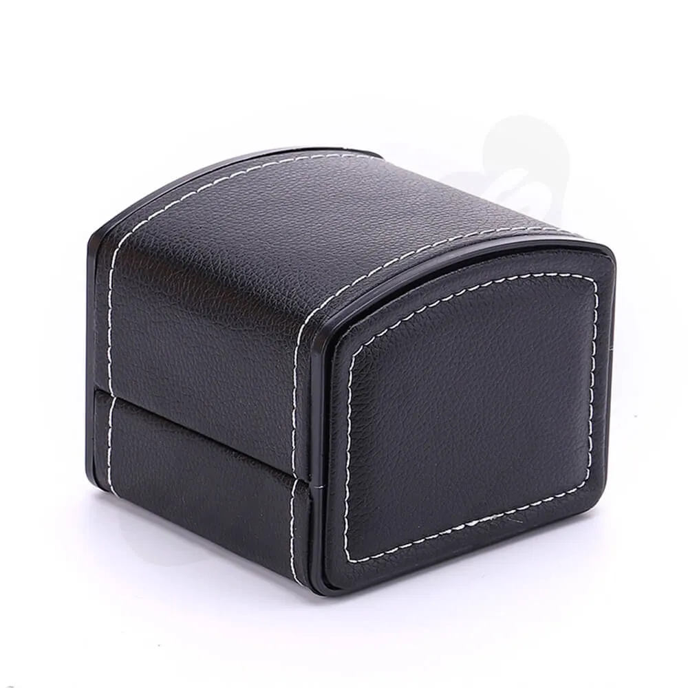 Custom Logo Printing Watch Box Unique Shape Side View Four