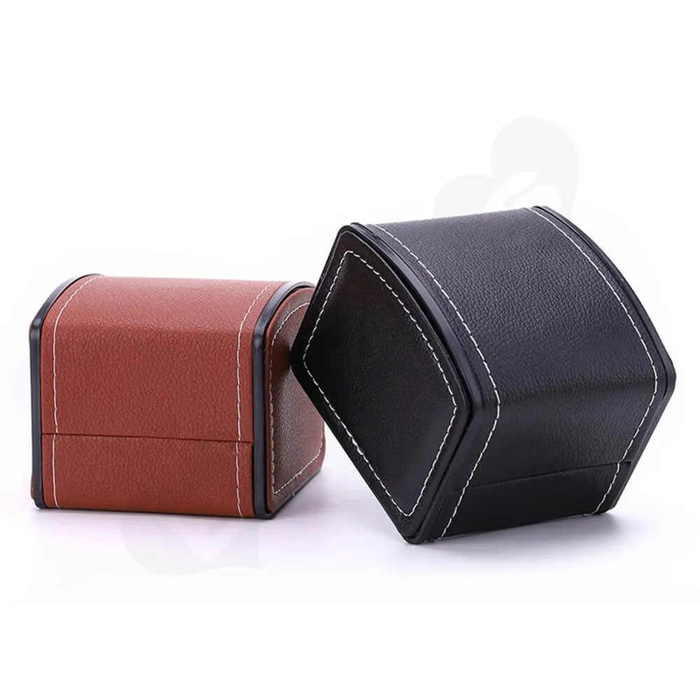 Custom Logo Printing Watch Box Unique Shape Side View Seven