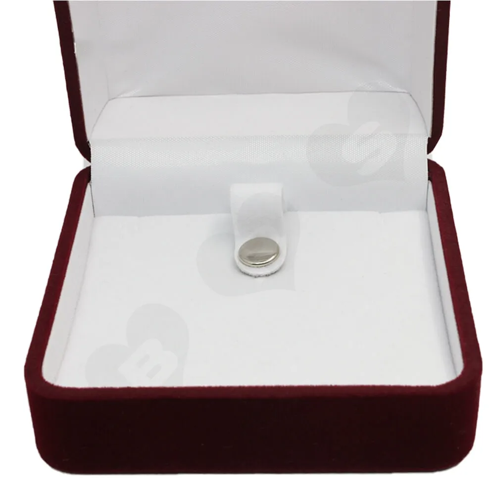 Custom Logo Velvet Box For Watch Side View Three