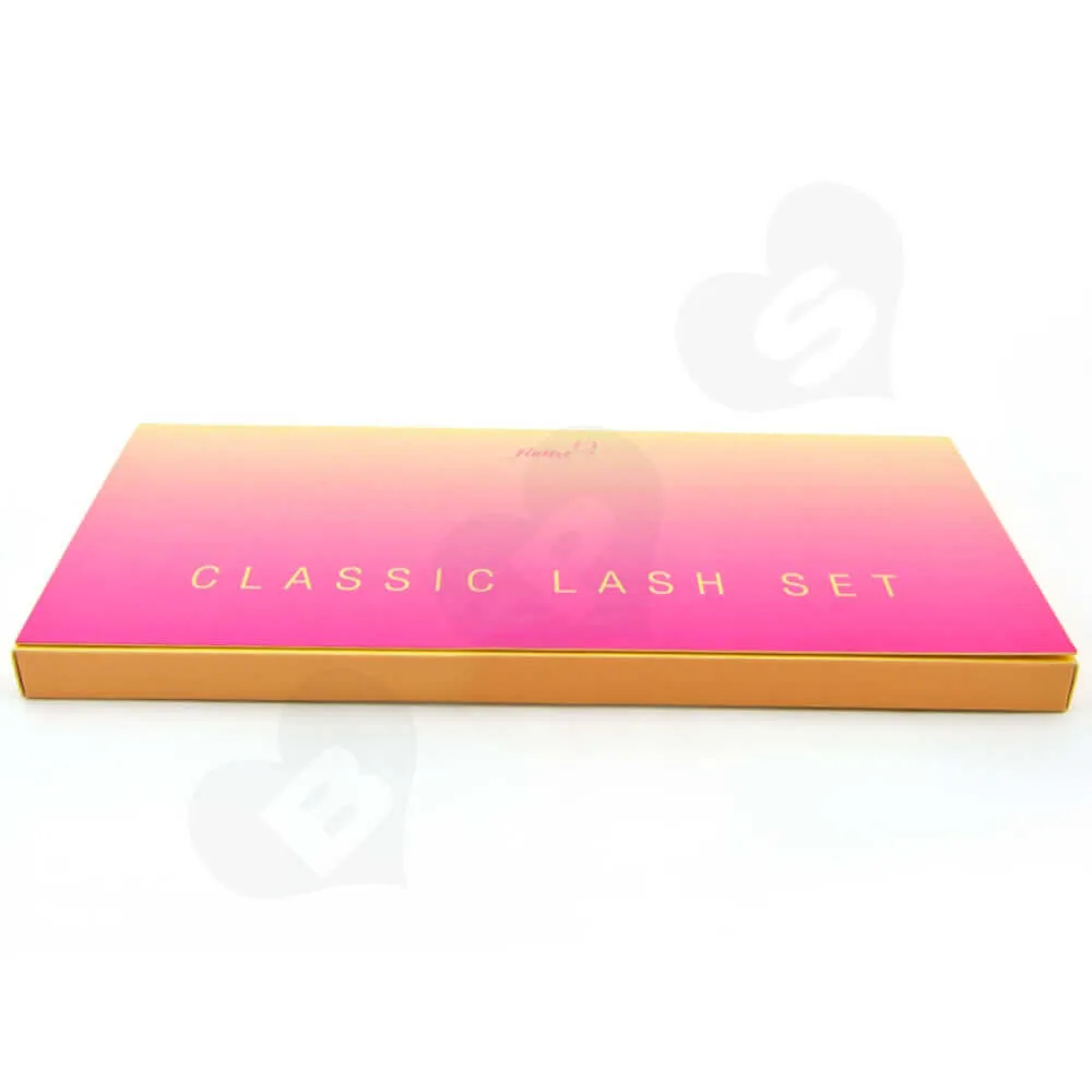 Custom Made Eyelash Display Carton Box Side View Four
