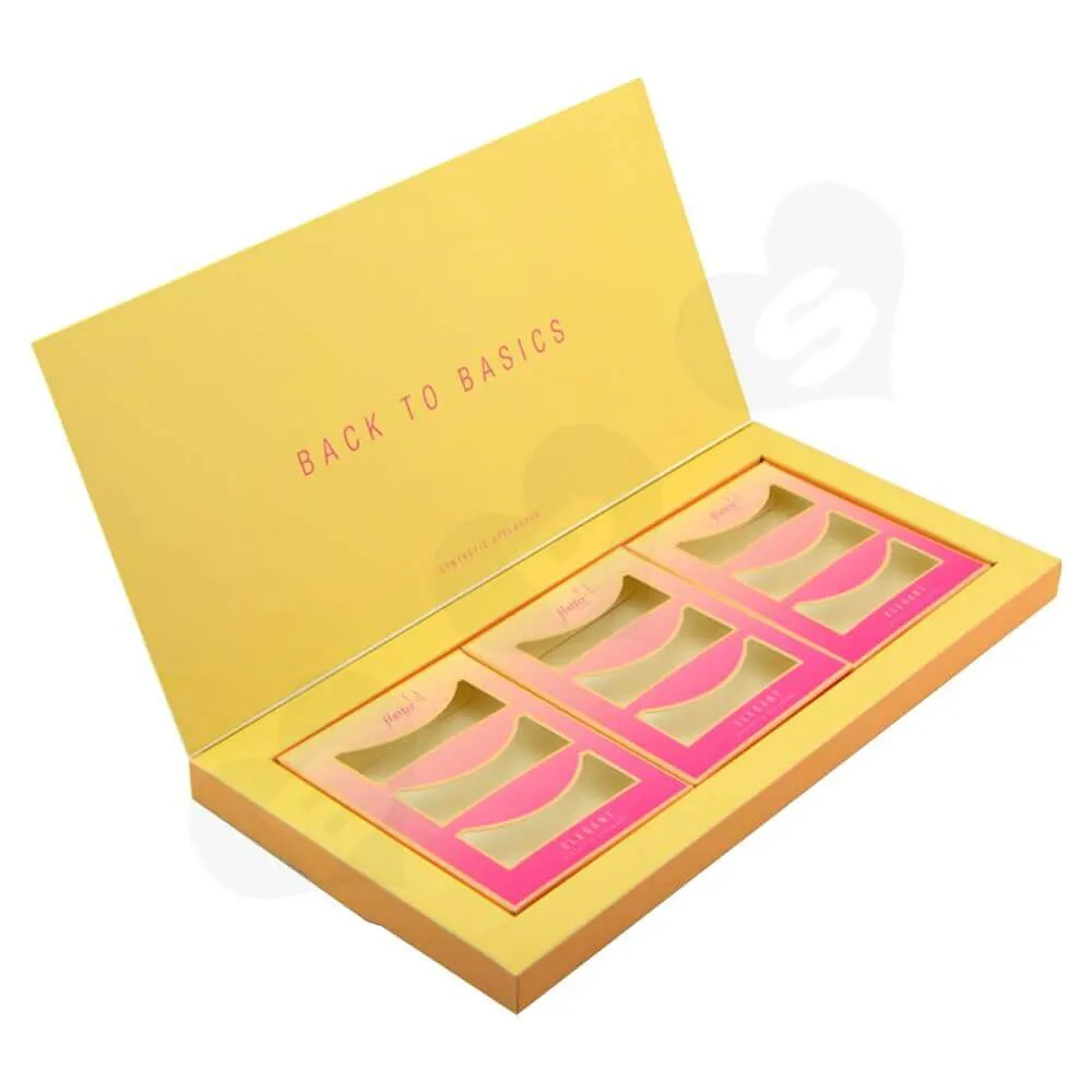 Custom Made Eyelash Display Carton Box Side View One