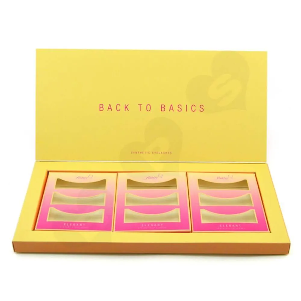 Custom Made Eyelash Display Carton Box Side View Three