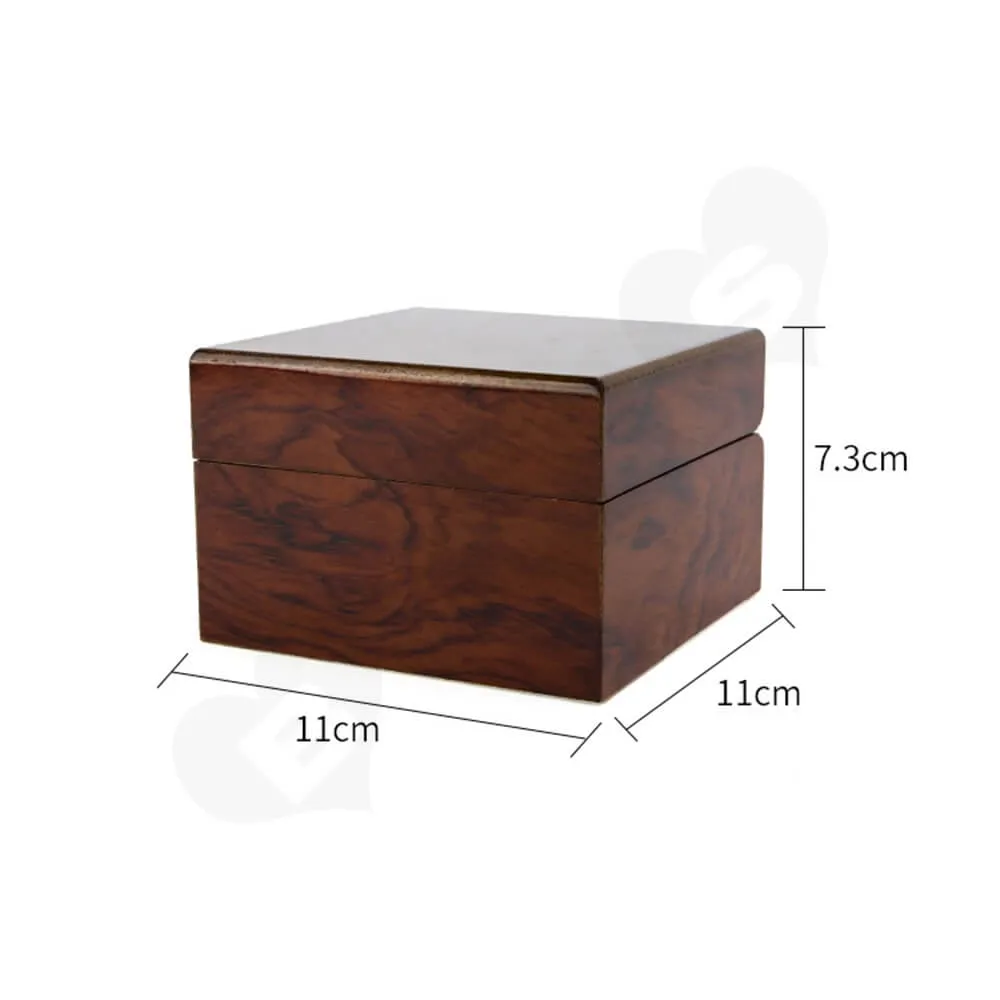 Custom Painted Timber Watch Box Side View Two