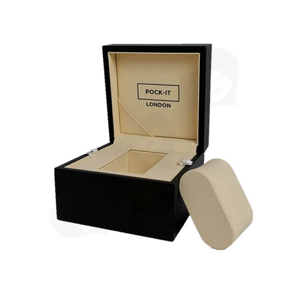 Custom Printed Cardboard Box For Watch Side View Three
