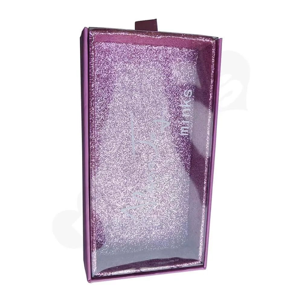 Custom Printed Drawer Box For Eyelashes Side View Three