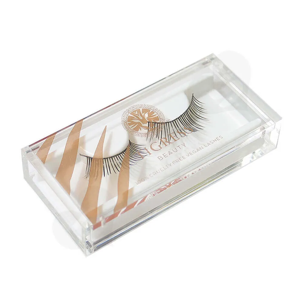 Custom Printing Acrylic Eyelash Box Side View One