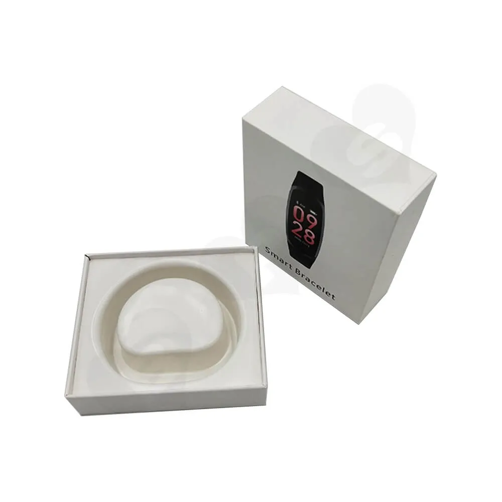Custom Rigid Box For Smart Bracelet Watch Side View Five