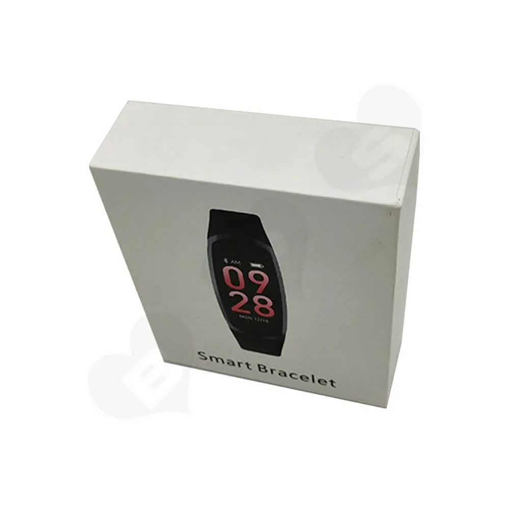 Custom Rigid Box For Smart Bracelet Watch Side View Three