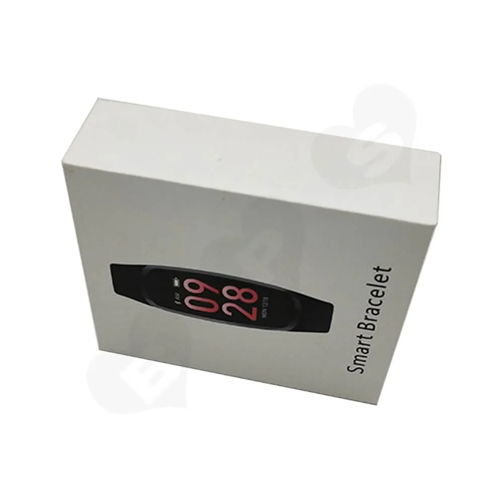 Custom Rigid Box For Smart Bracelet Watch Side View Two