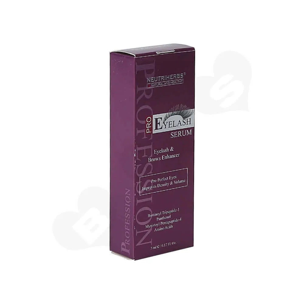 Custom Tuck End Folding Carton Box For Eyelash Side View One