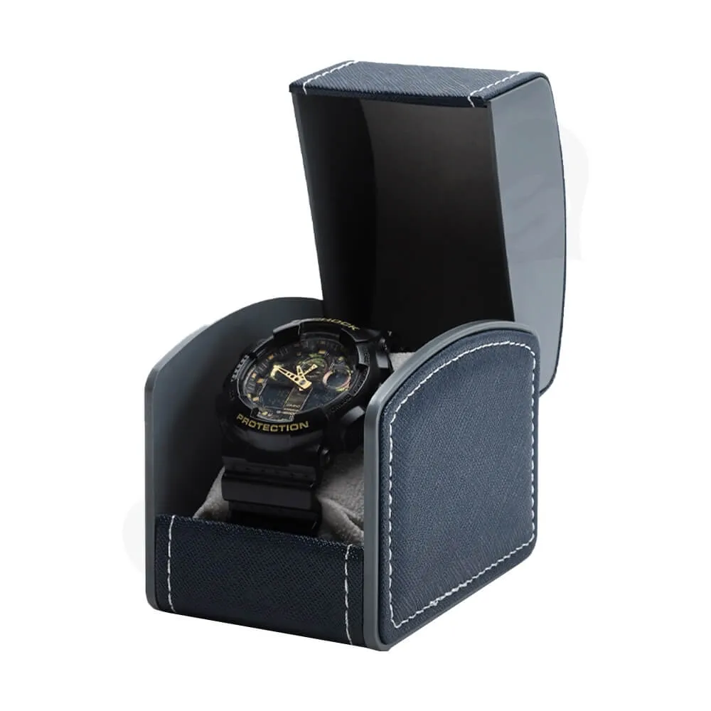Customized Cardboard Box With Faux Leather For Women Side View One