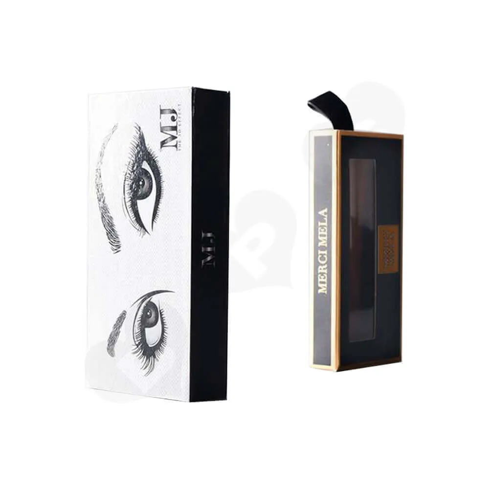 Double Sided Printing Eyelash Gift Box Packaging Side View Five