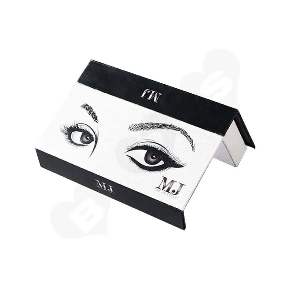 Double Sided Printing Eyelash Gift Box Packaging Side View Two
