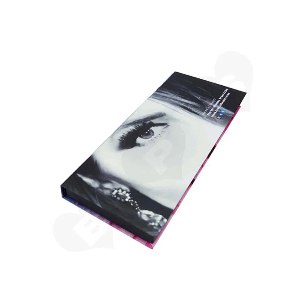 Double Sided Printing Gift Box For Eyelashes Side View Three