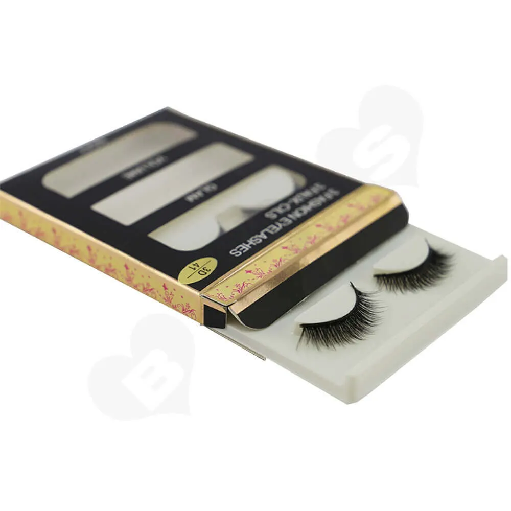 Eyelash Kits Packaging Box Side View Two