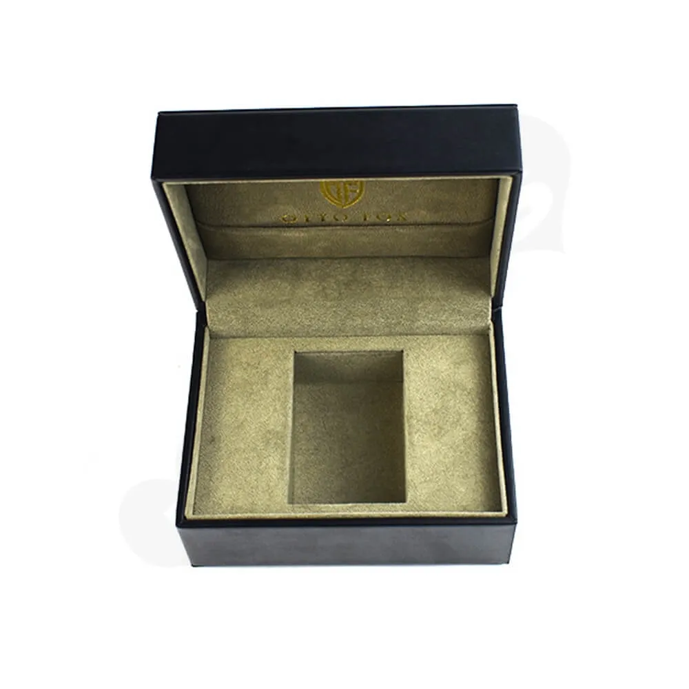 Faux Leather Coated Watch Box Side View Four