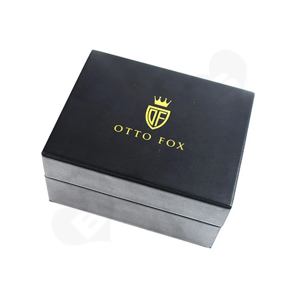 Faux Leather Coated Watch Box Side View One