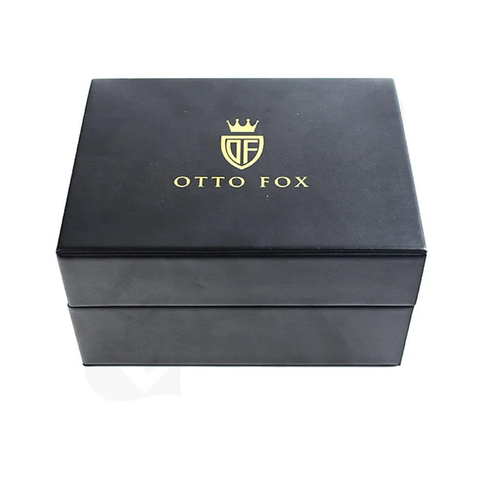 Faux Leather Coated Watch Box Side View Three