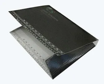 Flexible thick paper folder