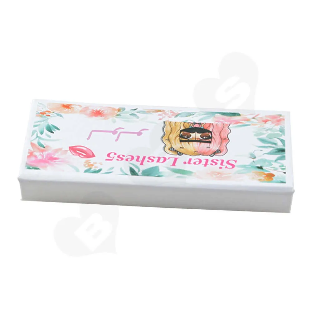 Flip Top Eyelash Box Side View Five