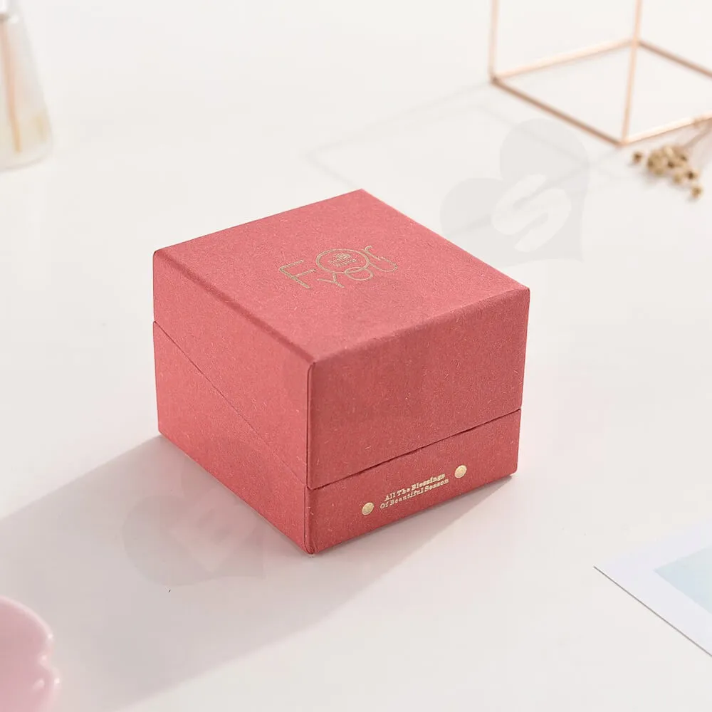 Foil Stamped Watch Box With Branded Logo Side View Five
