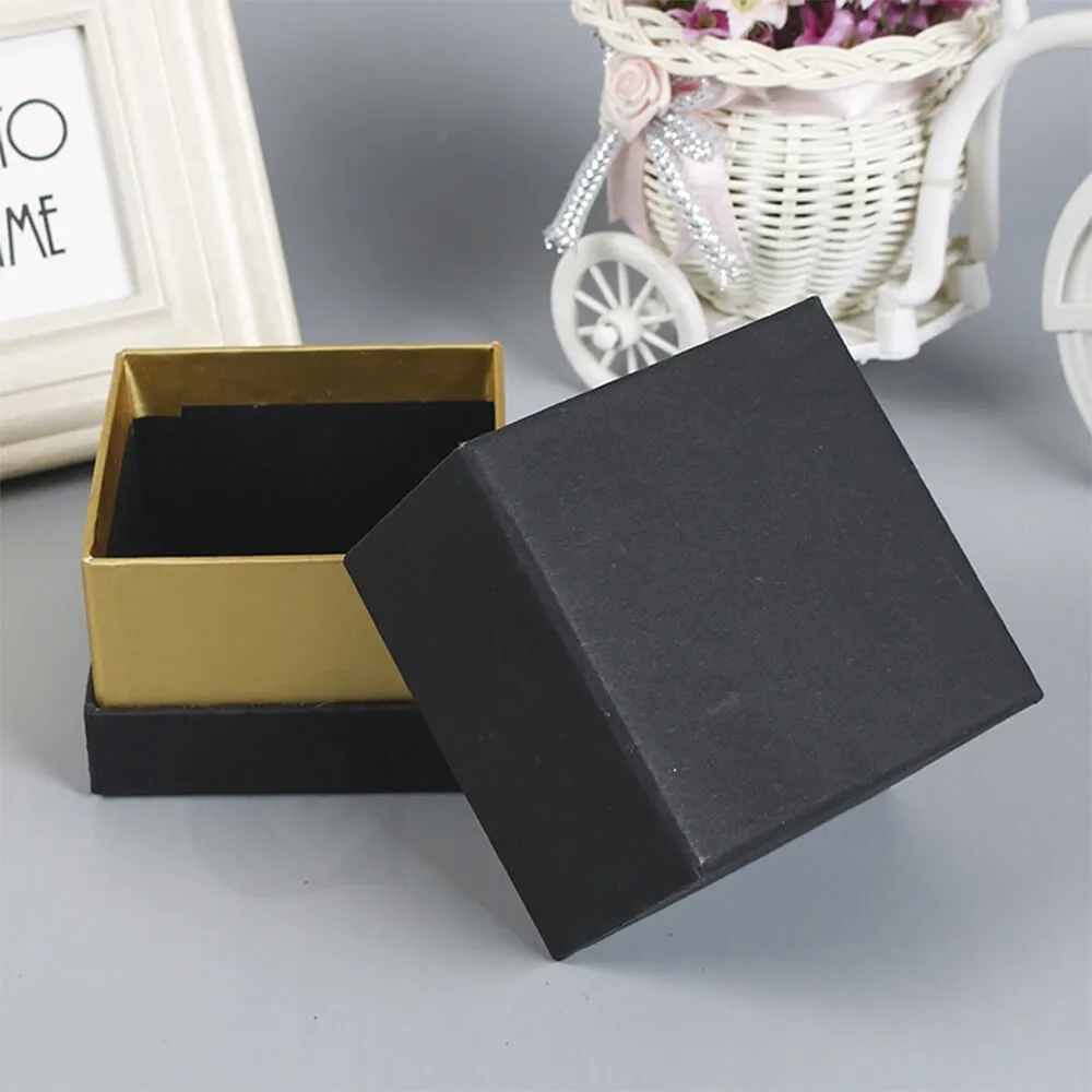 Gold Foil Stamped Watch Box Customizable Side View Three