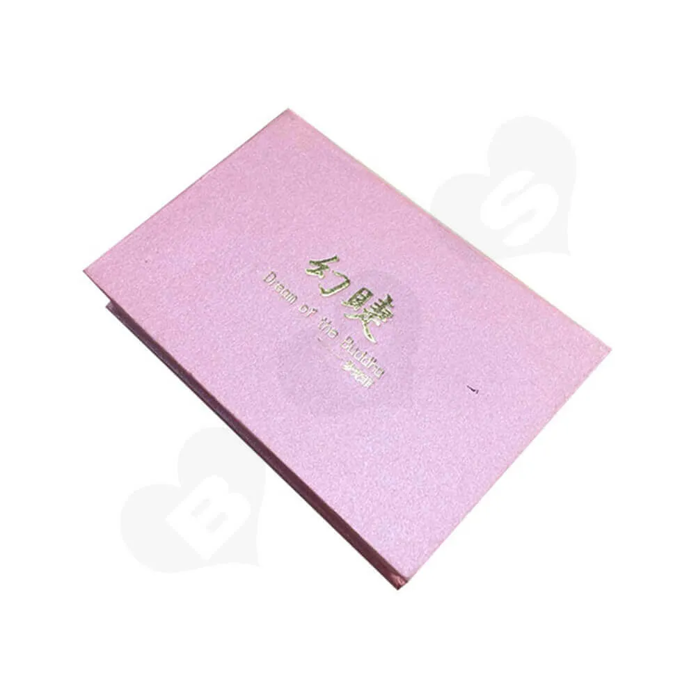 Hinged Lid Gift Box For Eyelashes Side View Two