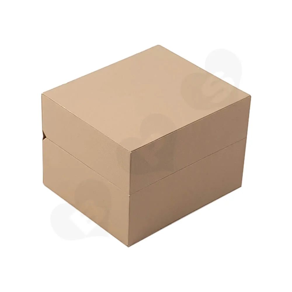 Hinged Lid Wooden Box For Women Watch Side View Three