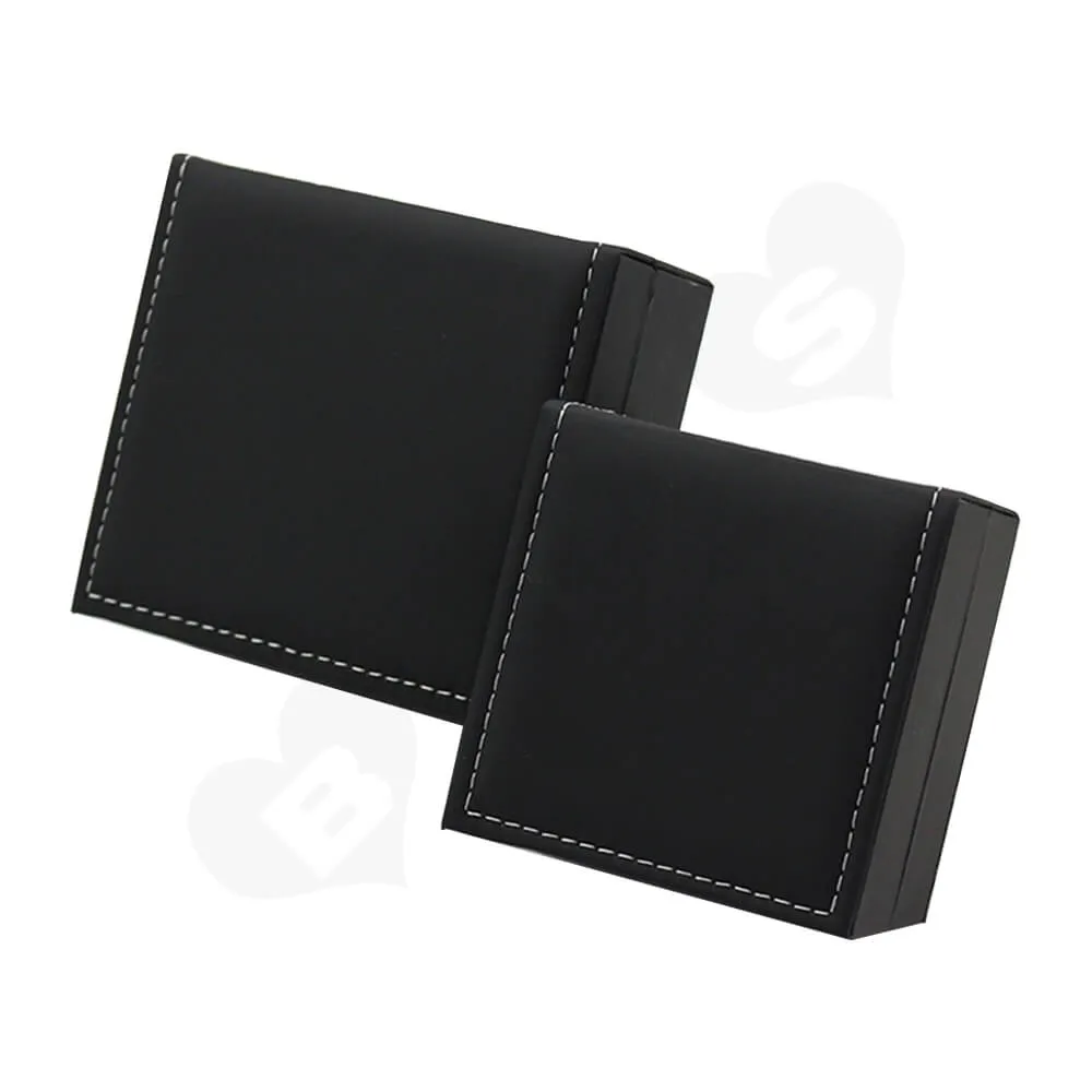 Matte Black Watch Box With Logo Side View Seven