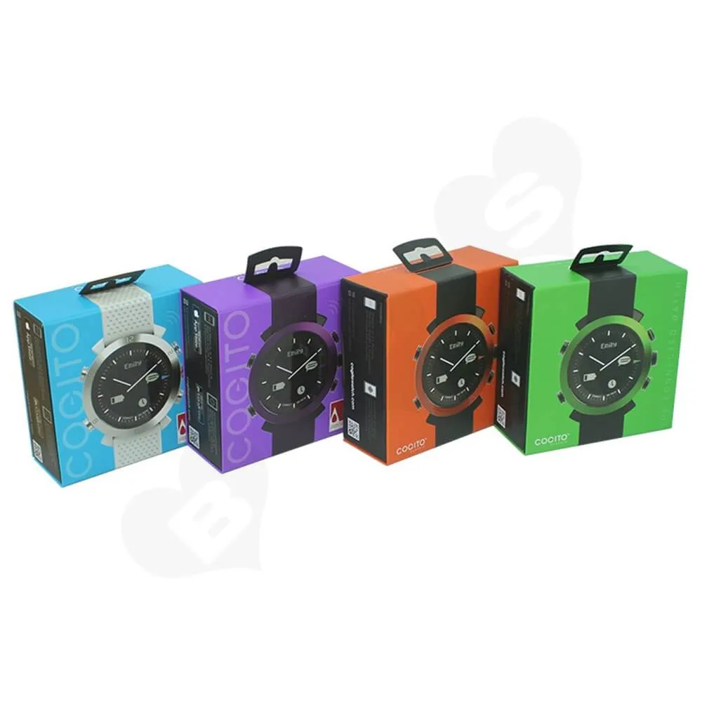 Paper Board Folding Box For Children Watch Side View One