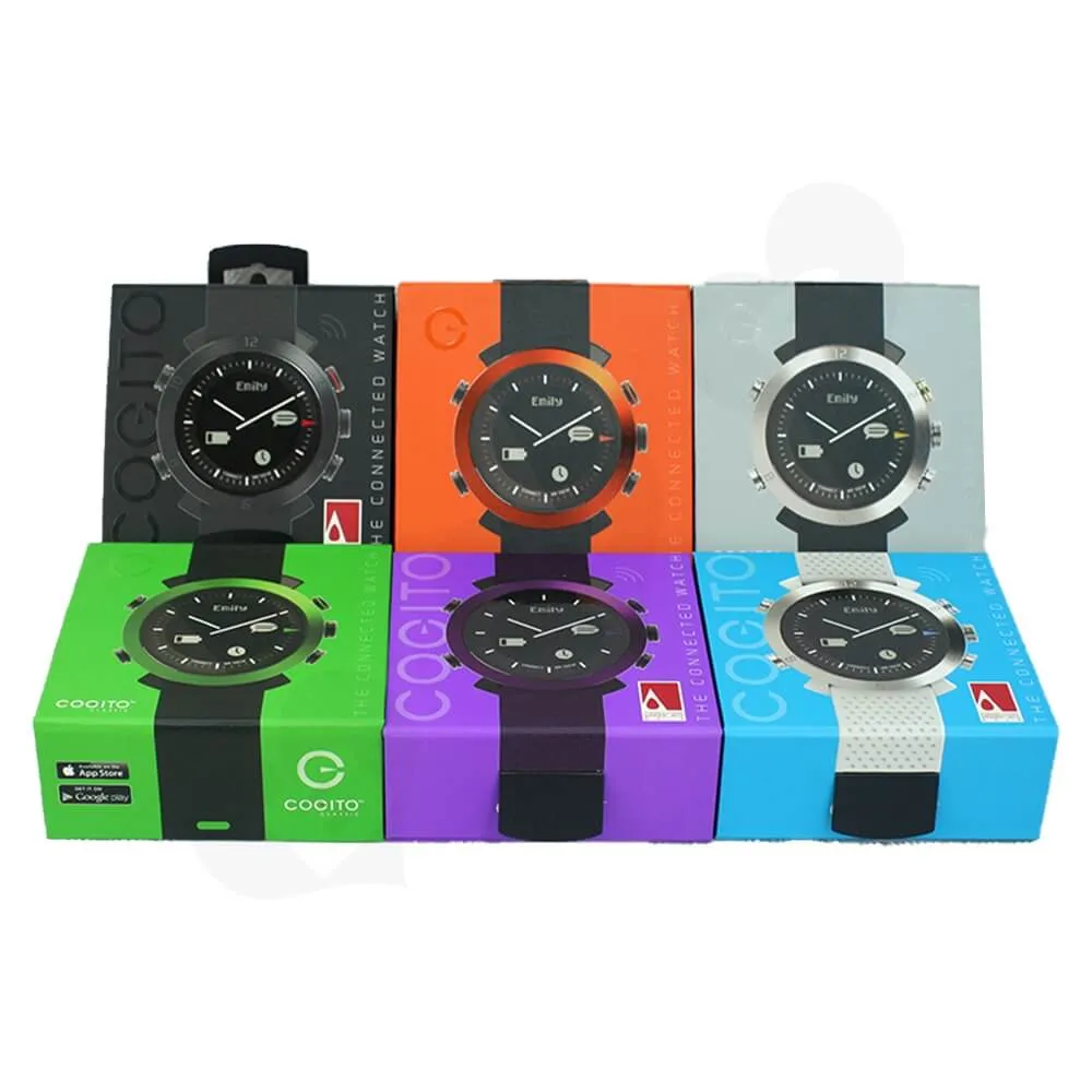 Paper Board Folding Box For Children Watch Side View Two
