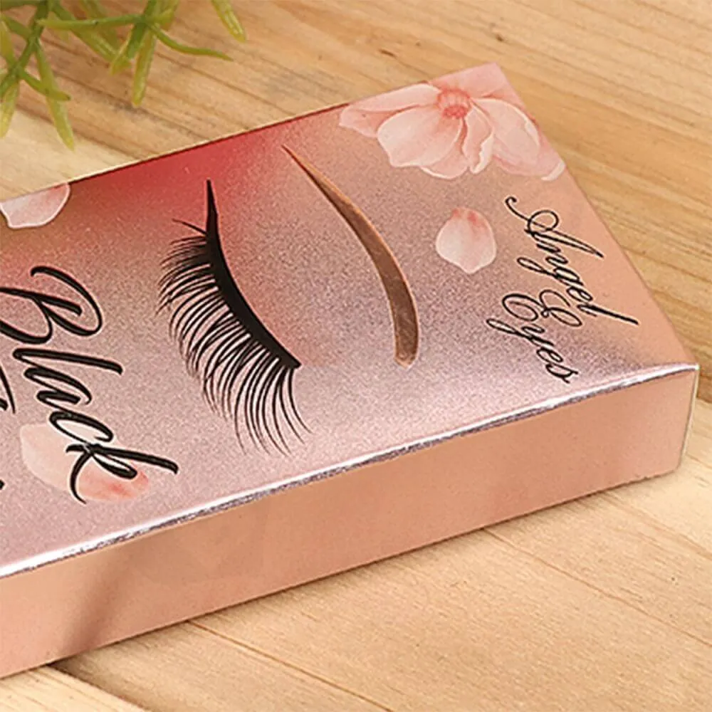 Reverse UV Printed Eyelash Box Side View Four