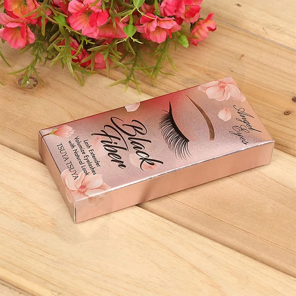 Reverse UV Printed Eyelash Box Side View Three