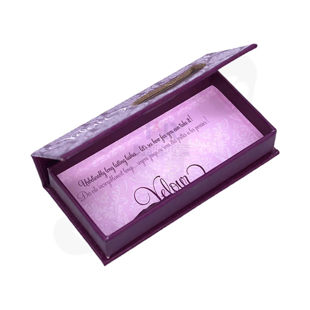 Spot UV Coating Gift Box For Eyelashes Side View Four