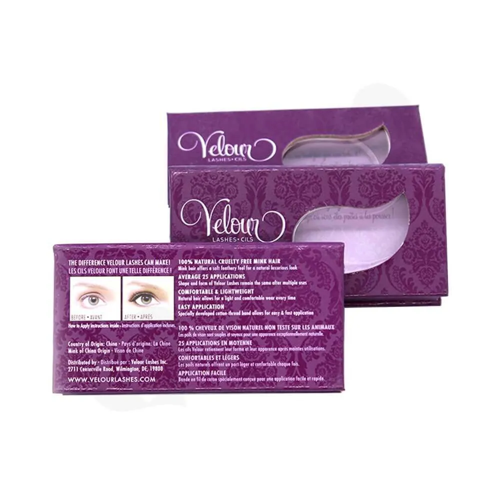 Spot UV Coating Gift Box For Eyelashes Side View One