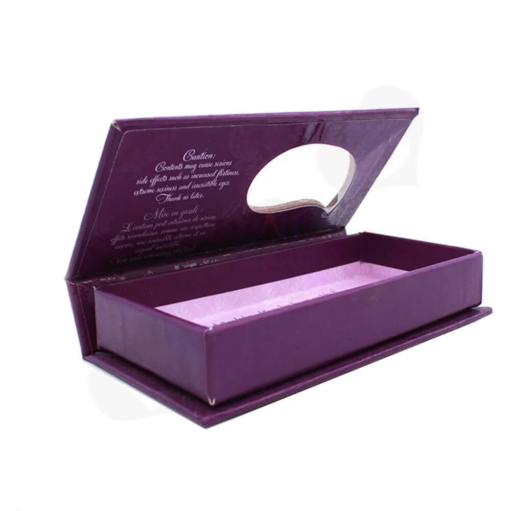 Spot UV Coating Gift Box For Eyelashes Side View Three