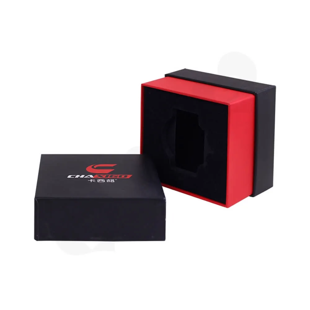 Three Pieces Style Gift Box For Watch Side View Two