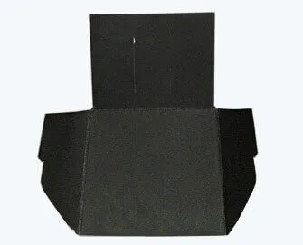 small matt black paper folder