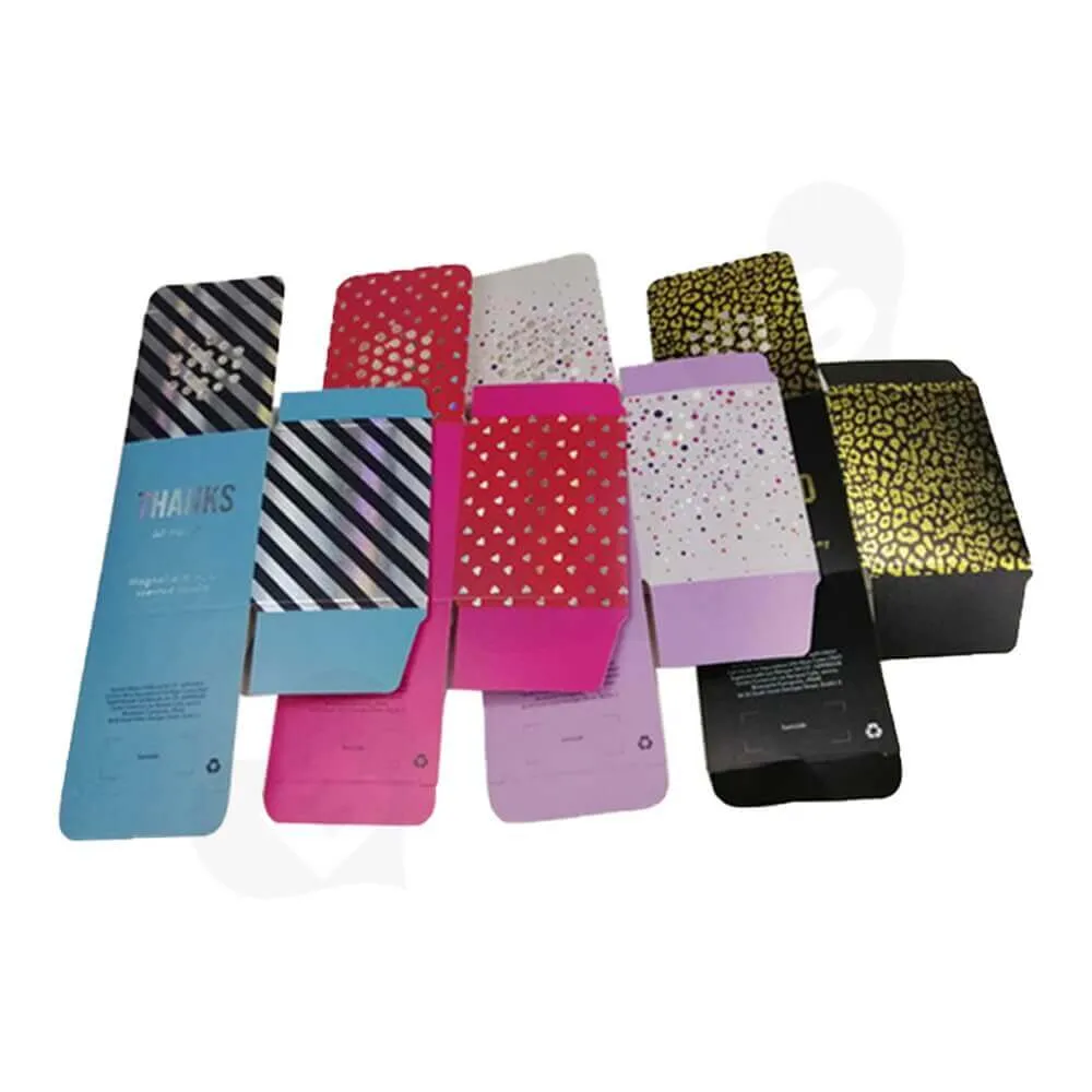 Cardboard Metallic Paper Box For Party Light Side View Four