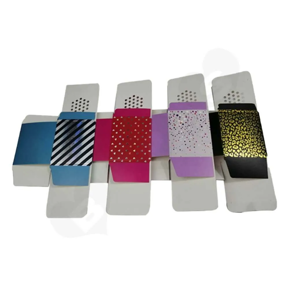 Cardboard Metallic Paper Box For Party Light Side View Three