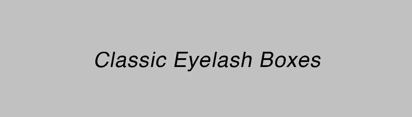 They are very classic eyelash packaging models