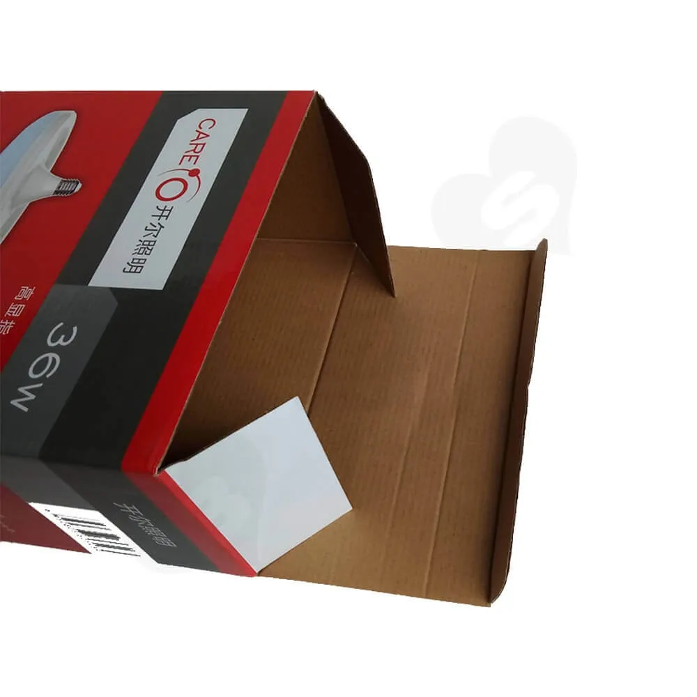 Corrugated Carton For Flying Saucer Light Side View Two